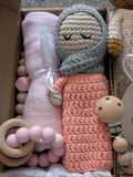 Crochet Muslim Doll New born baby gift set available in Boy and Girl
