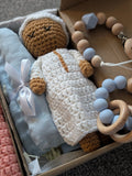 Crochet Muslim Doll New born baby gift set available in Boy and Girl