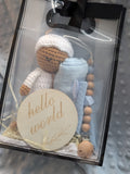 Crochet Muslim Doll New born baby gift set available in Boy and Girl