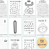 Arabic Alphabet for Kids Activity Book - 150 Pages