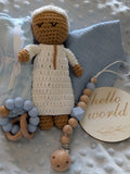 Crochet Muslim Doll New born baby gift set available in Boy and Girl