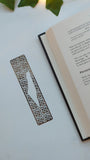 Palestine geometric Design Metal Bookmark