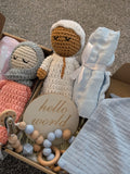 Crochet Muslim Doll New born baby gift set available in Boy and Girl