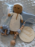 Crochet Muslim Doll New born baby gift set available in Boy and Girl
