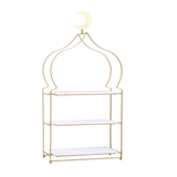 Gold 3 tier Afternoon tea stand (Arabian Inspired)- Golden Souq Collection
