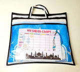 Blue Mini Muslim Children's Prayer Mat Set - Clearance