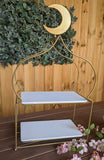 Gold 2 tier Afternoon tea stand (Arabian Inspired)- Golden Souq Collection