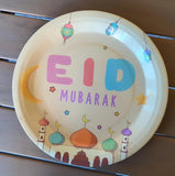 Masjid & Lanterns themed Eid Mubarak tableware set