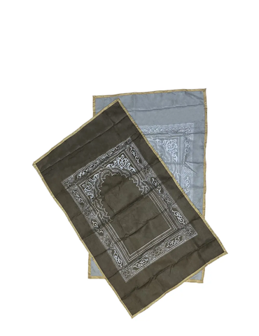 Fabric pocket Travel Prayer Mat with Pouch