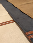 New and Improved (Now Longer)-  Elite Brown Foldable premium Portable Prayer Mat Set Leather Backed