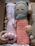 Crochet Muslim Doll New born baby gift set available in Boy and Girl
