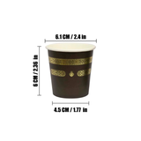 Kaaba themed small 4oz (110ml) Zam Zam paper Cups