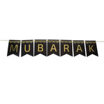 Hajj Mubarak card Pennant shaped Bunting Banner