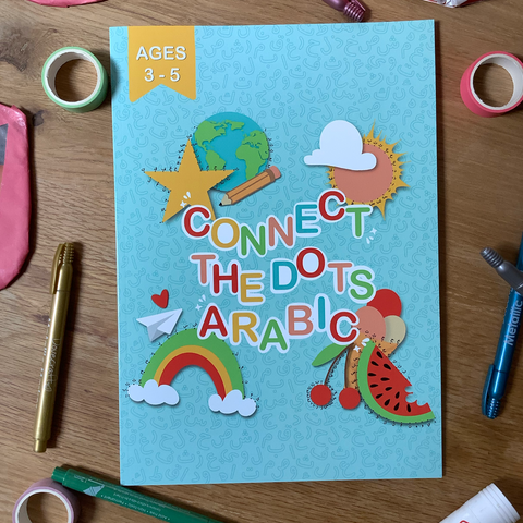 Connect the Dots - Arabic Alphabet Dot to Dot Book
