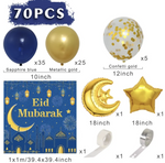 70 Piece Complete Eid Party set/bundle (available in White, Black and blue)