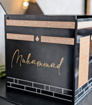 Kaaba shaped keepsake box - Flip lid favour, gift, money box personalised