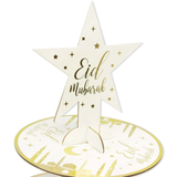 Gold Foiled 3 Tier Eid Mubarak cupcake and treat stand