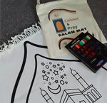 Children's Colour and Pray Salah Mat Set (personalisation option available)