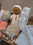 Crochet Muslim Doll New born baby gift set available in Boy and Girl