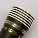 Kaaba themed small 4oz (110ml) Zam Zam paper Cups