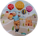 My Muslim Adventurer Play Mat - Hot Air Balloon design Playmat/rug