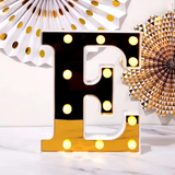 Eid LED letter sign - Gold Mirrored 22cm EID letters