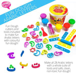 Desi Doll Fun Dough Arabic Letters Alphabet play dough