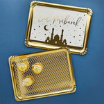 Pack of 2 Disposable Gold Eid Party Platters