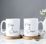 Half His & Her Deen Mug Set