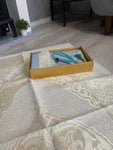 Pearl collection Cream Prayer Mat Gift set with Bookmark