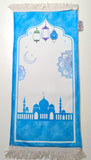 Blue Mini Muslim Children's Prayer Mat Set - Clearance