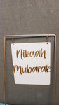 Personalised Metal Framed Acrylic Cake topper (text of Choice) Various Shapes available