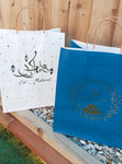White Eid Mubarak Paper Gift Bag