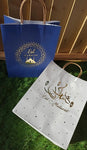 White Eid Mubarak Paper Gift Bag