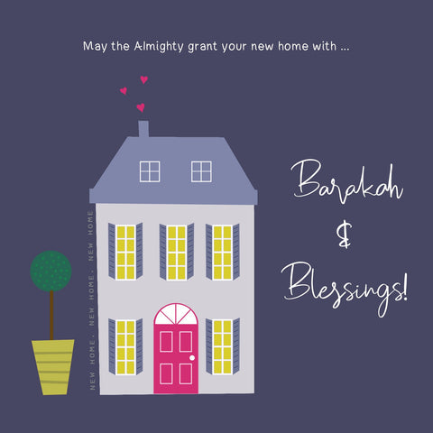 New Home Card - Barakah & Blessings in your New Home