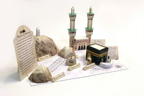 The Story Of Makkah Masjid Al Haram Paper Craft Kit